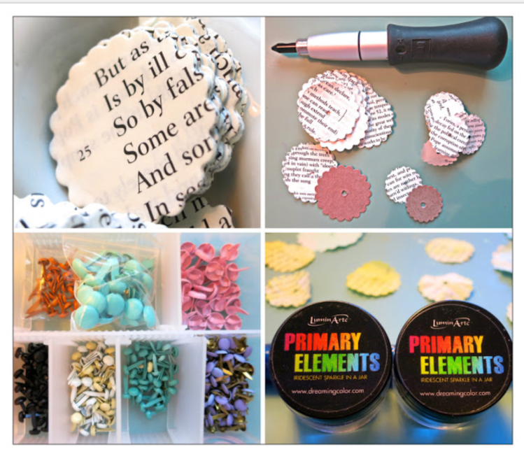 Quick Cuts Scallop punched flowers