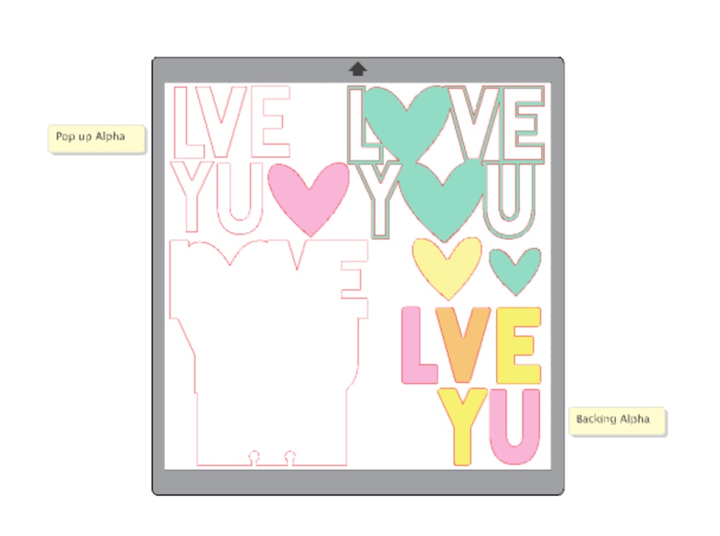 Cut File for Memorydex Box Card #1 -