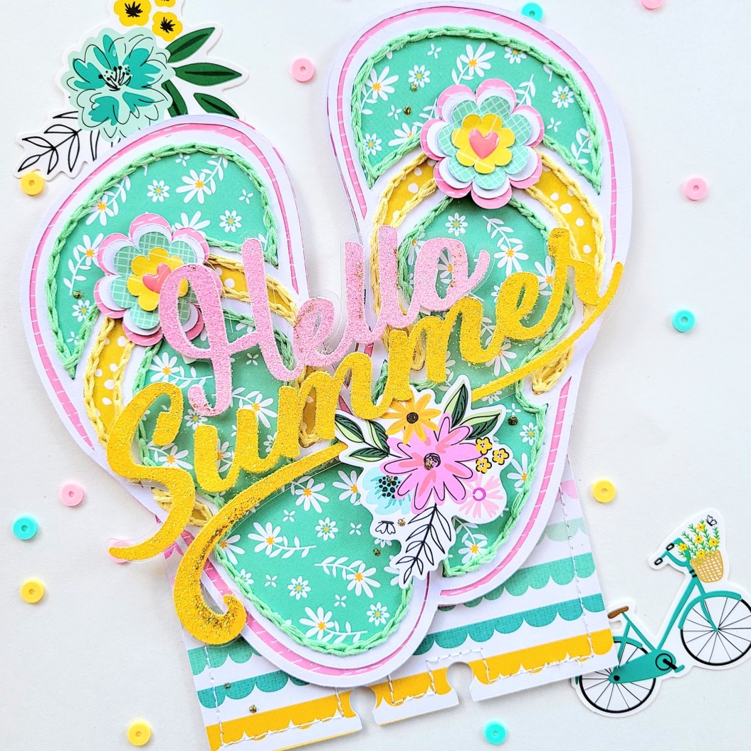 KMI-Memorybox Card 4 Hello Summer 1