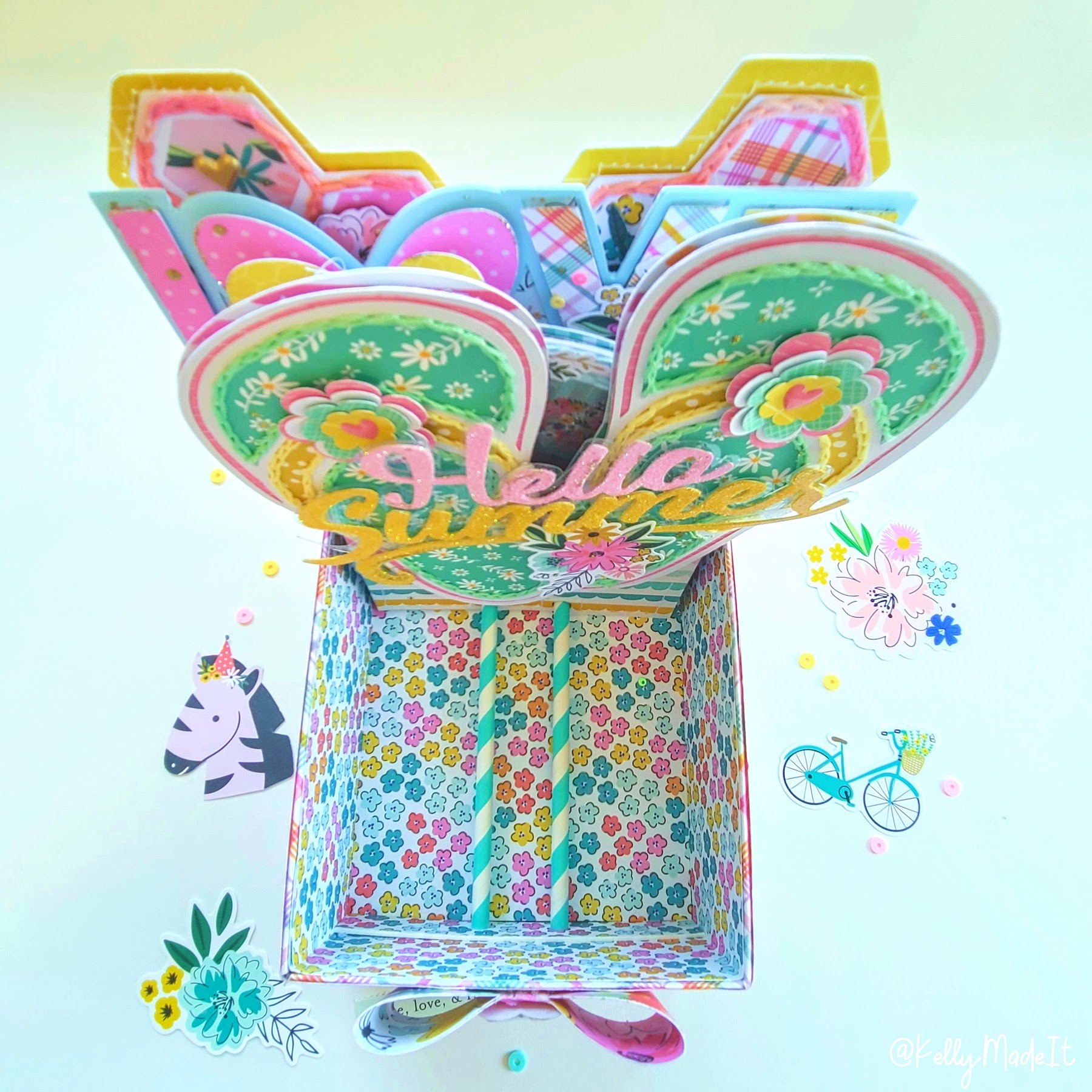 KMI-Memorybox Card 4 Hello Summer 2